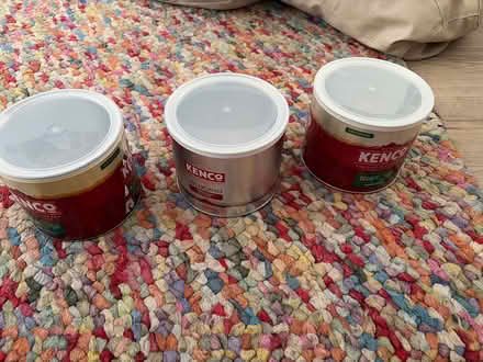 Photo of free Large coffee tins x3 (empty) (SG4 hitchin) #1