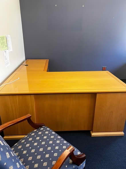 Photo of free Office desks and supplies (Herndon Pkwy and Spring Street) #1