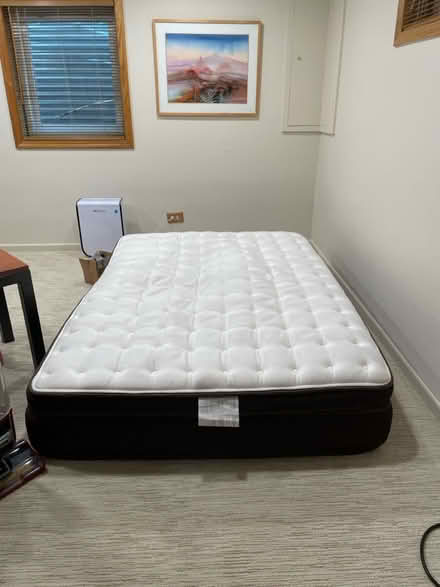 Photo of free Bed Frame, DBL Matress & Topper (Willowbrook (63rd & 83)) #1