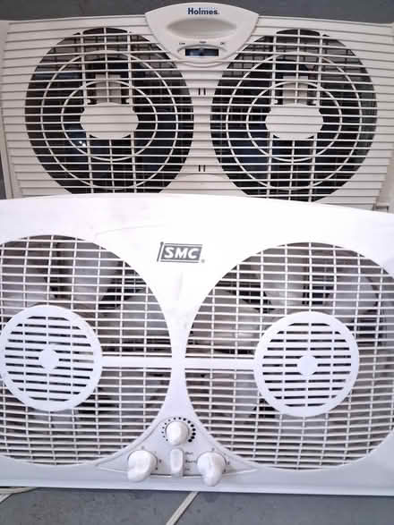 Photo of free 2 window fans - non-working (Beacon Hill) #1