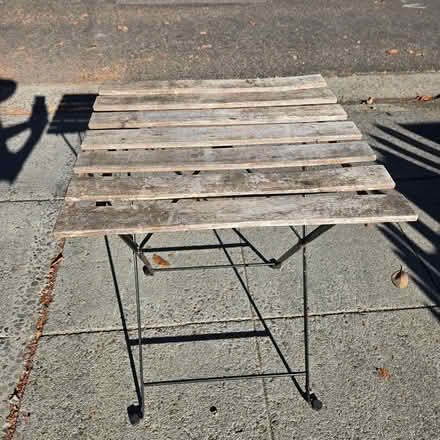Photo of free Small Folding Patio Table (94041) #2