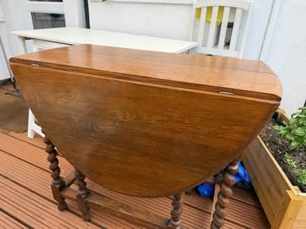 Photo of free Oak gate leg table (Woking GU21) #2