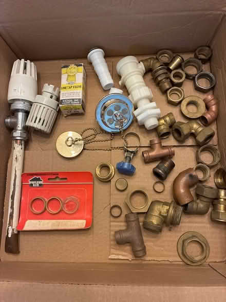 Photo of free Collection of old plumbing bits (Coney Hall BR4) #1