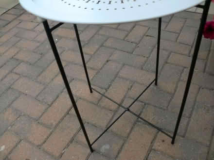 Photo of free Small circular folding table (Bilton HG1) #4