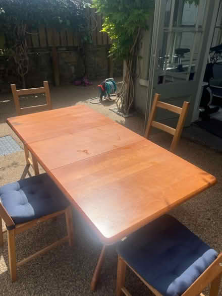 Photo of free Kitchen table and 4 chairs (Dun Laoghaire) #2