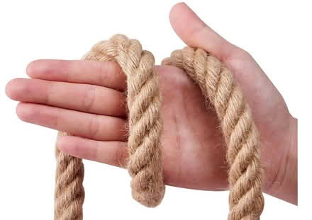 Photo of free 9.5 metres of 16mm jute rope (Caversham RG4) #2