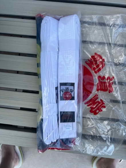Photo of free 2 karate white belts (Westbrook WA5) #1