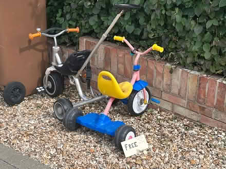 Photo of free Two toddler trikes (Harwell OX11) #1