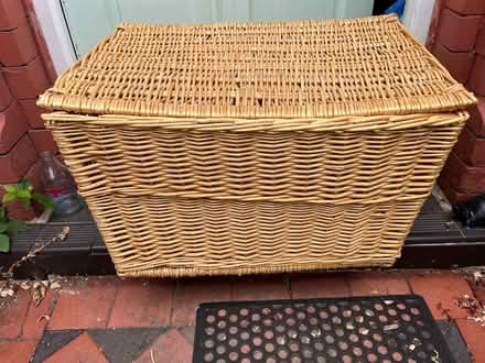 Photo of free Large wicker basket (Wallasey Village CH45) #3