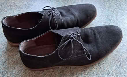 Photo of free 2 Pairs of Black Suede Mens Shoes (Size 11) (Great Sankey WA5) #2