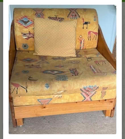 Photo of free Chair that opens to bed (Stocksbridge S36) #1