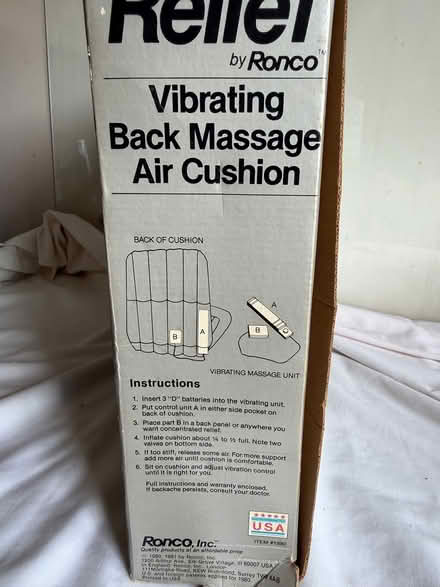 Photo of free Back vibrating air massage cushion (Shirley, Croydon CR0) #3