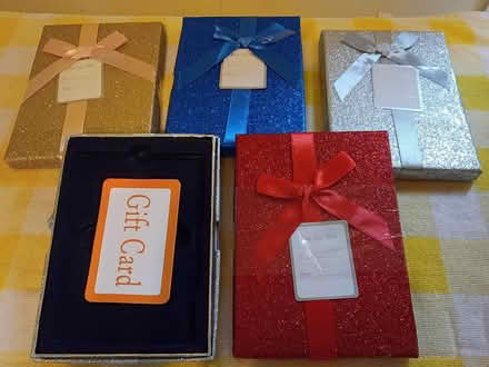 Photo of free 5 Gift Card Boxes (Near Gary Ave & Schick Rd) #1