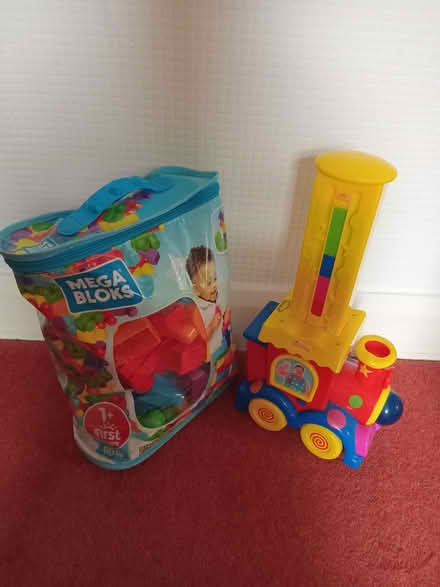 Photo of free Building blocks and Mr Tumble toy (Halton LA2) #1