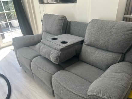Photo of free Twin Recliner Grey -some damage (Citywest) #3
