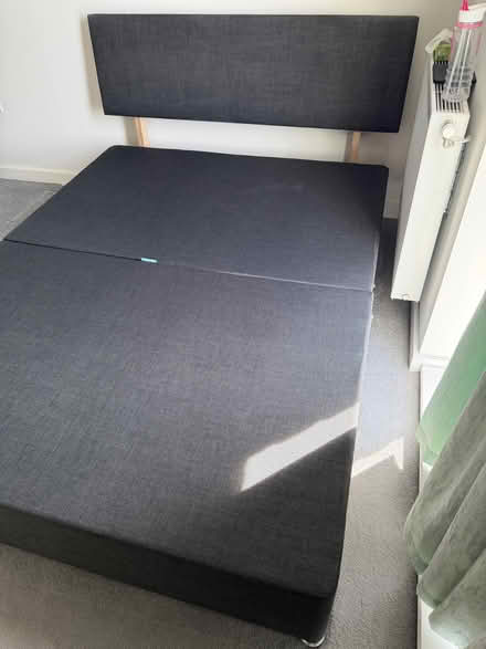 Photo of free king size divan bed and headboard (Deptford SE10) #2