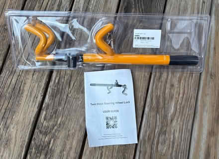 Photo of free Car steering wheel lock (Highland Park) #1