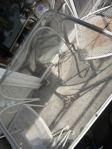 Photo of free Metal and glass patio furniture (upper Queen Anne Hill) #3