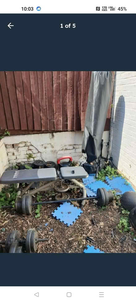 Photo of free Gym Equipment (Tye Green Village CM18) #1