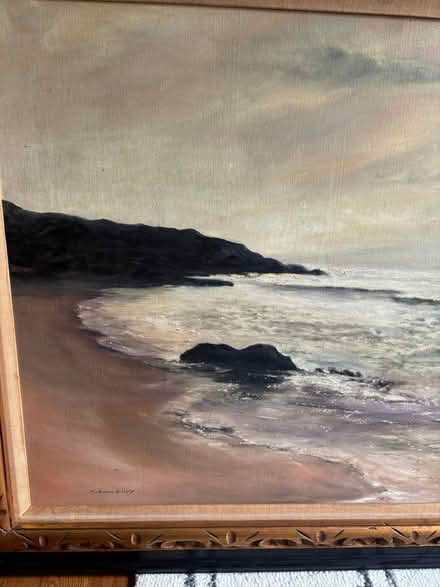 Photo of free ViINTAGE M. Gordon Bellamy Painting (Rego Park) #2