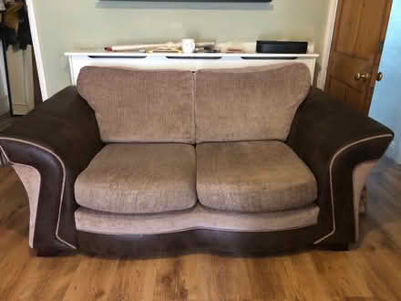Photo of free Brown sofa (Littleover, Derby) #1
