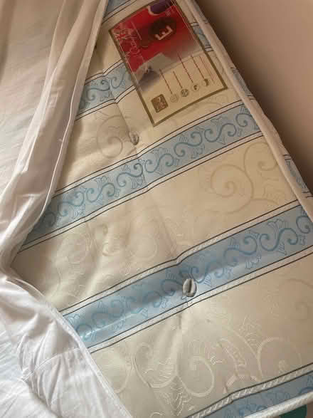 Photo of free Double bed with mattress (Acton Town) #3