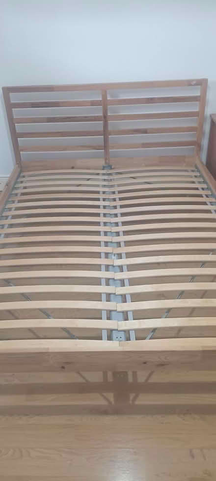 Photo of free 2 wooden bed frames + 1 mattress (Dublin 15 Tyrrelstown) #1