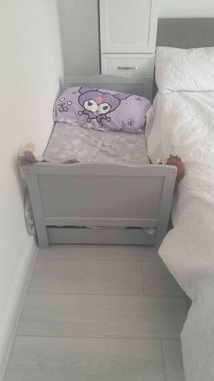 Photo of free Toddler bed 120x60 grey (Hambledon close Ub83ud) #2