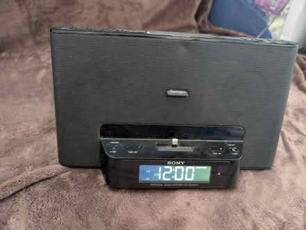 Photo of free Sony docking system, alarm clock (Allerton BD15) #1