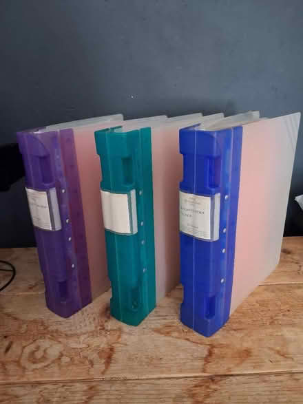 Photo of free School lever arch folders x 3 (South Norwood SE25) #1