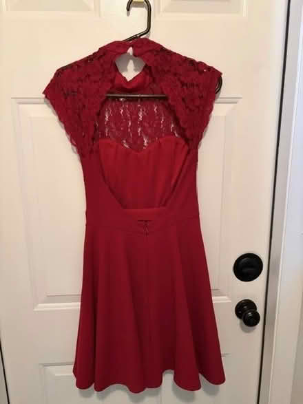 Photo of free Red Lace Backless Mini Skater Dress (Thornwood, NY) #2