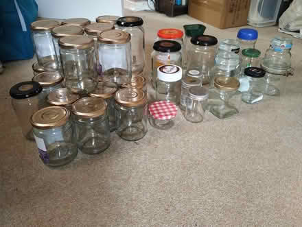 Photo of free jars various sizes (menai bridge LL59) #1