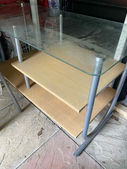 Photo of free Wood and glass coffee table (Hoo Rochester ME3) #2