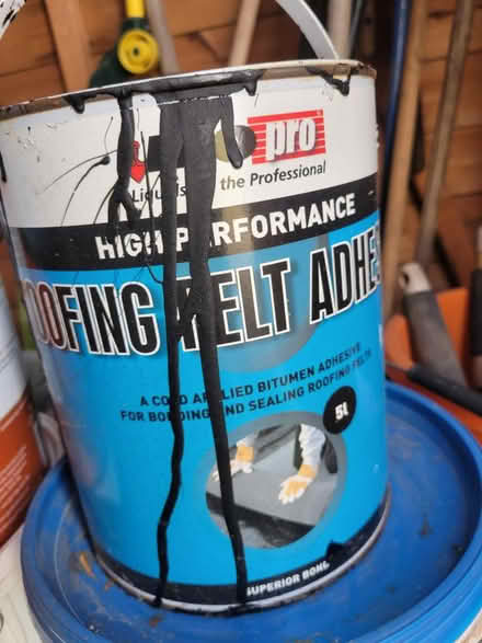 Photo of free Roofing felt adhesive #2 (Letchworth Garden City SG6) #1