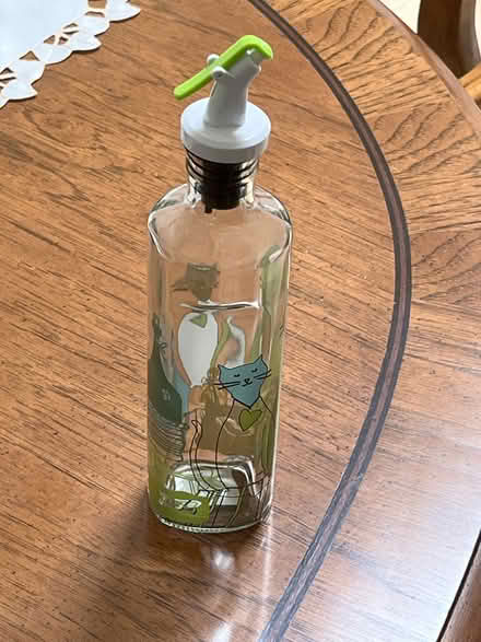 Photo of free Oil/Vinegar Bottle in Cat Motif (Wolfe & Reed) #1