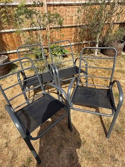 Photo of free Four Garden Chairs (CO7 6FS) #2