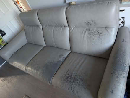 Photo of free Grey Faux leather recliners (Shepton Beauchamp TA19) #3