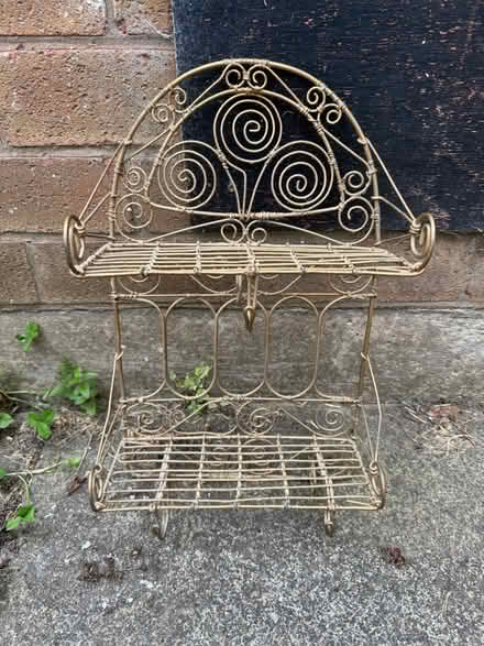 Photo of free Small metal wall shelving (Hulme M15) #1
