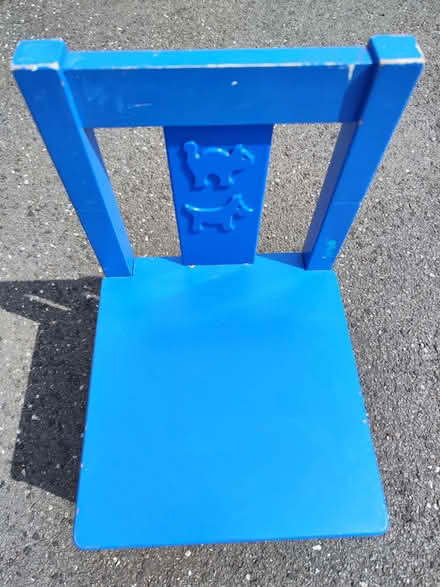 Photo of free Blue children's chair (Middlewood S6) #2
