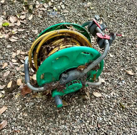 Photo of free Hose lock hosepipe and wall bracket (Totley S17) #1