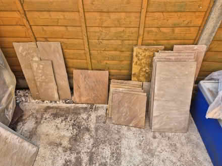 Photo of free Sandstone Patio Slabs (BH23 purewell) #2