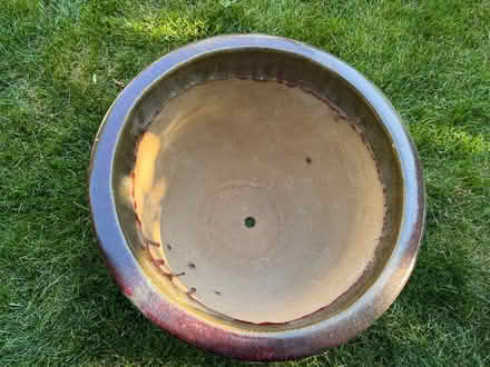 Photo of free Large bell shaped heavy planter (Glencoe, IL) #2