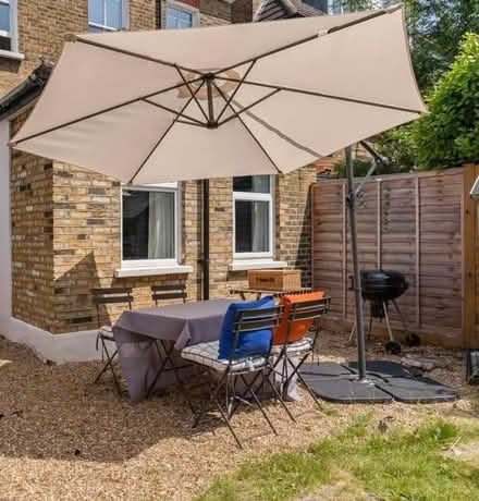 Photo of free VonHaus 3m Banana Parasol Set (SE6) #1