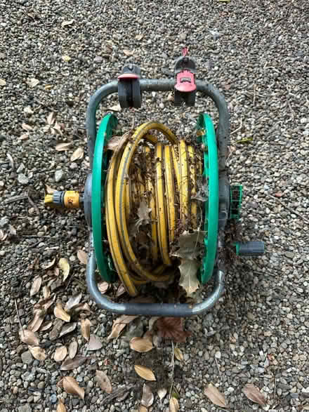 Photo of free Hose lock hosepipe and wall bracket (Totley S17) #2