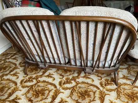 Photo of free Ercol sofa and 2 chairs original cushions (Rockcliffe DG5) #4