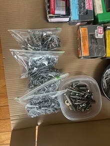 Photo of free lots of screws and nails- (20874) #1