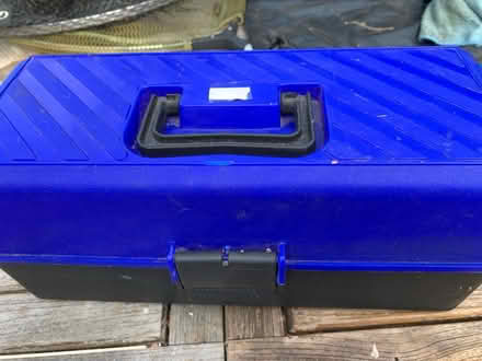 Photo of free blue plastic space save box (Blagdon BS40) #1