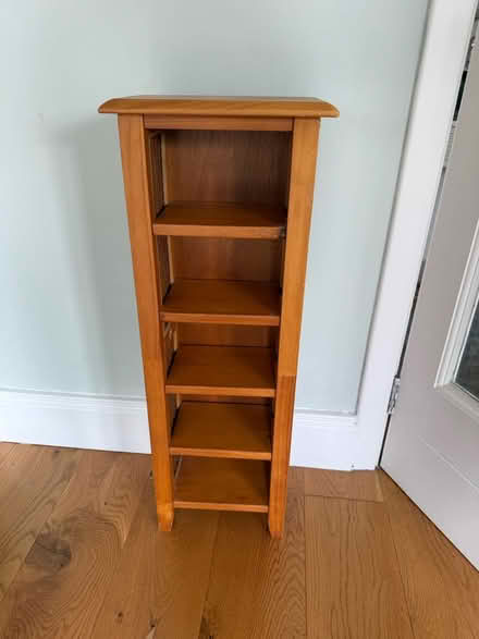 Photo of free Cd Rack ( pine & wicker)/Shelf unit (Killiney) #2