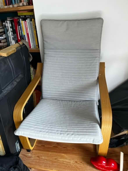 Photo of free Arm chair with footstool (Stamford Hill N16) #1