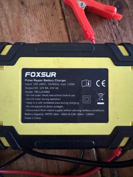 Photo of free Car battery charger (Hulme M15) #2